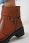 Lacso Side Three-Pin Women's Genuine Leather Boot Taba Leather - 2