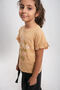 Girl's T-Shirt with Ruffle Sleeves - 2