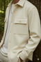Oversize Men's Cashmere Shirt – Comfortable and Warm Winter Model, Unisex Style, Trendy Shirt - 3
