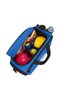 Unisex Blue Sports Bag with Shoe Compartment Gym Fitness Bag Travel Bag - 2
