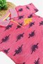 Children's Polo Neck Dinosaur T-Shirt Short Sleeve Summer Lacos - 3