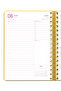 Melimelek 2026 Daily Agenda Mustard (Hardcover) - Ceyda Düvenci - 3
