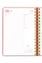 Melimelek 2026 Daily Agenda Red (Cloth Cover) - Ceyda Düvenci - 3