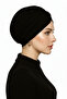 Black Women's Cross Bonnet, Ready Turban Bonnet, Ready Hijab Bonnet - 2