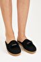 Asian Black Beige Sole Stone Indoor Slippers