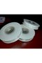 White Organza Tulle Ribbon ((3 Pcs)), 2 Cm, 25 Meters Organized Chiffon Ribbon, Tulle Ribbons, - 2