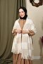 وشاح شتوي من الأكريليك ذو ملمس ناعم ونمط كاريلي. - 4