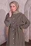 Women's Mink Slit Detail Pants Suit t 0774 - 3