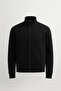 Marcel Regular Fit Zippered Pocket Three-String Drawstring Men's Sweatshirt - Black
