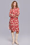 Patterned Shirt Dress - 2
