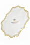2 Pieces Embroidered Linen American Service - Linen Plate - 3