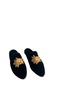 Asian Yellow Buckle Suede Indoor Slippers - 4