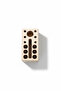 Wooden Desktop Perforated Pen Holder - 6