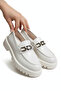 Women's Casual Oxford Shoes Beige - 8
