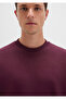 Crew Neck Claret Red Basic Sweatshirt 0S10276-70434 - 6