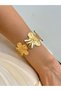 Steel Thick Flower Handcuff Bracelet Adjustable Women Men Unisex Also Used as Pazu Handcuffs - 4