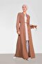 Guardian Coat with Gupur Details and Hidden Buttons 1471 - 3