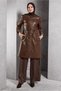 Suni Leather Trench Coat 10931