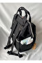 Black Mother Baby Care Bag |   Liquid Proof, Thermos, Multi-Compartment Backpack - 6