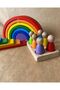 7-Piece Waldorf Rainbow - Rectangular and 6-Piece People Figures Game Set - 3