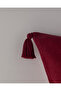 Virlet 100% Cotton Throw Pillow Cover - Red/Beige - 45X45 cm - 2