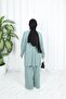 Nisum Kneck Zippered Pants Strick Suit - 5
