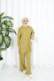 Nisum Kneck Zippered Pants Strick Suit - 2