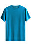 Pack of Cotton Zero Collar Standard Cut Turquoise Basic T-Shirts