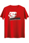 Cotton Lu Kırmızı 19 May 29 October Bandırma Vapuru Printed Crew Neck Short Sleeve T-Shirt