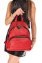 حقيبة ظهر نسائية يومية بتفاصيل حجرية ald.1250 T.Red