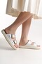 Halsal İnna Women's Accessory Wedge Slippers - 5