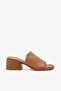 Zense İnna Women's Genuine Leather Heeled Slippers - 2