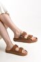 Halsal İnna Women's Accessory Wedge Slippers - 6