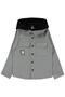 Hooded 6-9 Years Old Shirt - Gray 8-9 Years Old