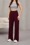 Women's Lycra Loose Wide Leg Palazzo Trousers - 5