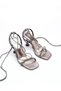 Kunta İnna Women's Evening Dress Stoned Heeled Shoes - 4