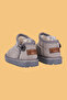 Kodiaq Unisex Children's Baby Boots Orthopedic Non-Slip Sole Fur Inside Suede Winter Snow Boots Gray - 3