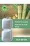 -100 pc of Biodegradable/Eco-Friendly Burger Box | Compostable Clamshell Takeaway Container - 4