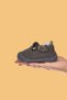 Togo Baby and Kids Gray Orthopedic Non-Slip Sole Casual Ballet Shoes - Comfortable and Flexible |   Plush Fabric - 3