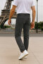 Regular Fit Jean Martin High Waist Standard Cut Flexible Gray Men's Jeans C336 - 6
