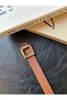 Patterned Square Gold Buckle Women's Belt Waist Belt Coat Belt Dress Belt Pants Belt - 3