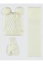 6-24 Months Scarf, Beanie and Glove Set - Ecru - 2