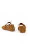 , Women's Genuine Leather Ballerinas 153111Z4083 Camel - 6