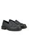 , Women's Genuine Leather Shoes 153111Z22402 Black - 5