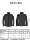 Men's 2-Pack Standard Mock Neck 100% Cotton Cold-Proof 3-Pocket Men's Fleece - 4