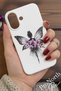 iPhone 16 Compatible Case Design Patterned Soft Velvet Cover