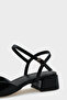 Randi Open Back Buckle Short Heeled Women's Shoes - 3