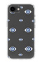 iPhone 17E Compatible Nazar Patterned Transparent Phone Case