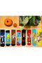 8 Pack Cartoon Heroes Patterned Colorful and Cotton Socks - 7