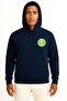 Hooded Environmentally Friendly Natural Environment Unisex Sweatshirt with Cep and Back Design